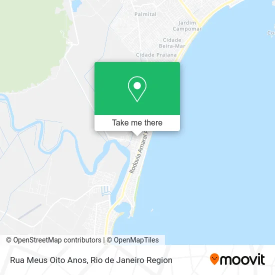 Rua Meus Oito Anos map