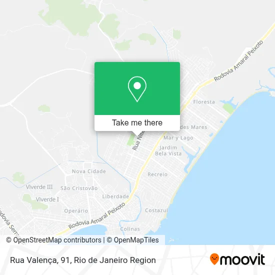 Rua Valença, 91 map