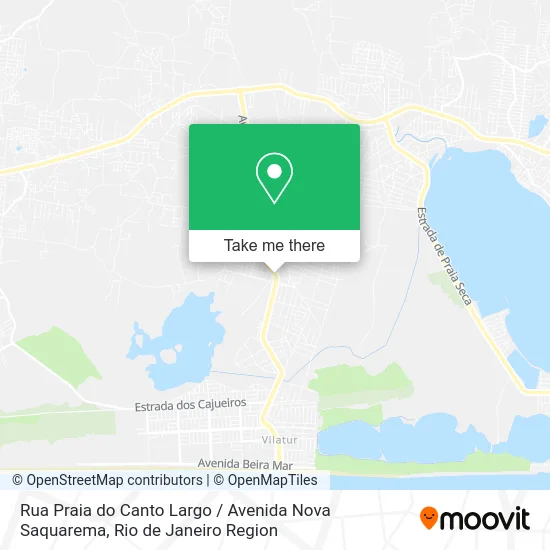Rua Praia do Canto Largo / Avenida Nova Saquarema map