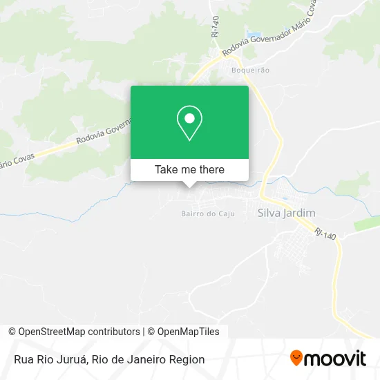 Rua Rio Juruá map