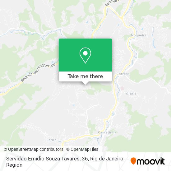 Servidão Emídio Souza Tavares, 36 map
