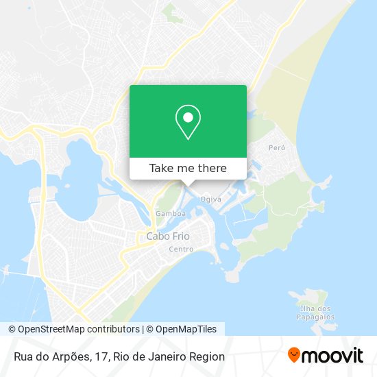 Rua do Arpões, 17 map