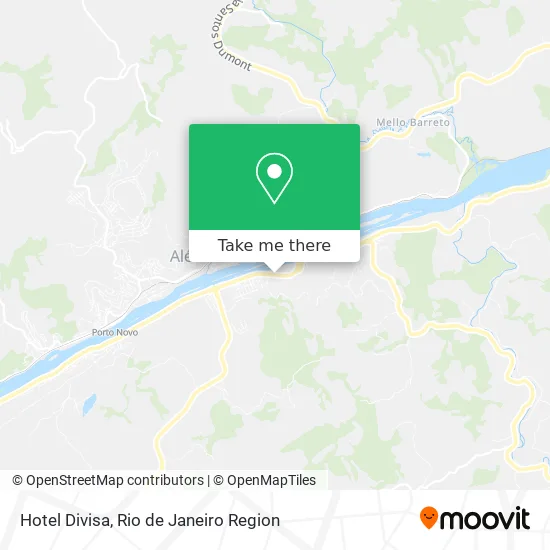 Hotel Divisa map