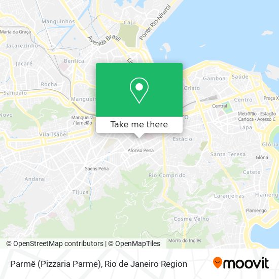 Mapa Parmê (Pizzaria Parme)