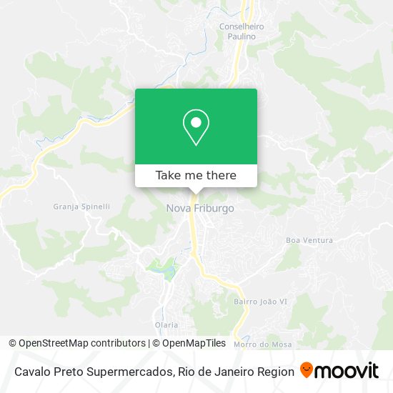 Cavalo Preto Supermercados map
