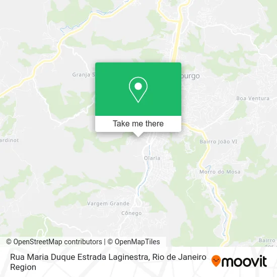 Rua Maria Duque Estrada Laginestra map