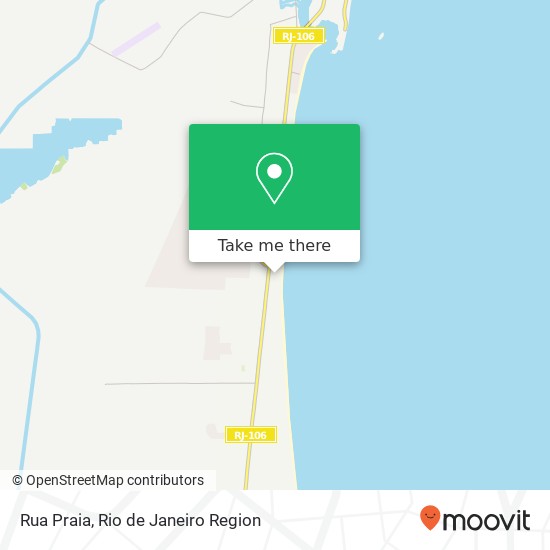 Rua Praia map