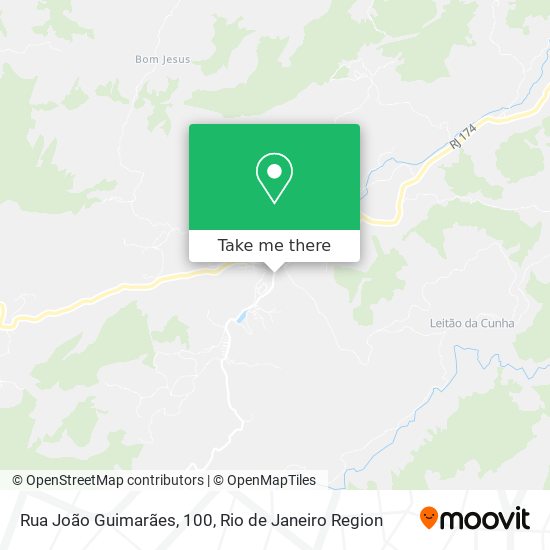 Mapa Rua João Guimarães, 100