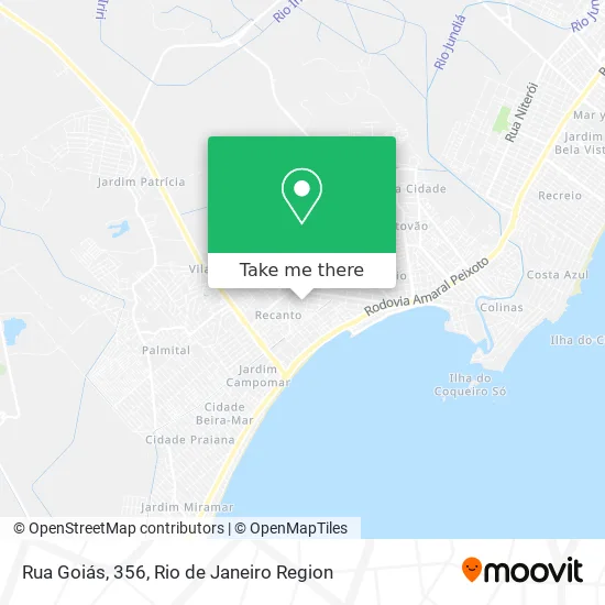 Rua Goiás, 356 map