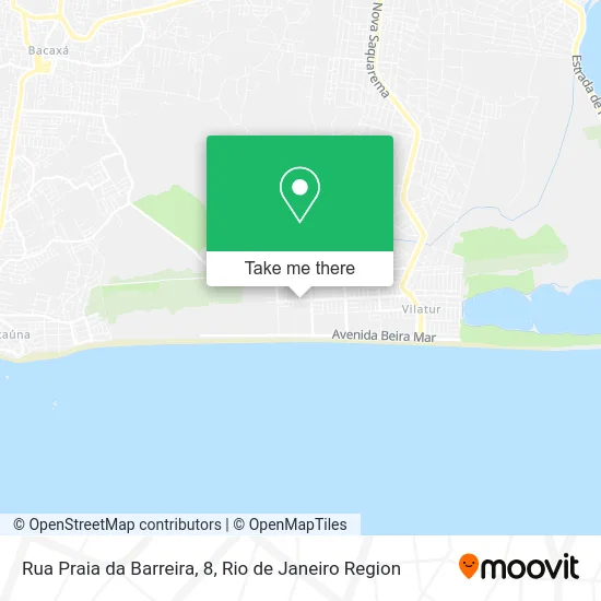 Rua Praia da Barreira, 8 map