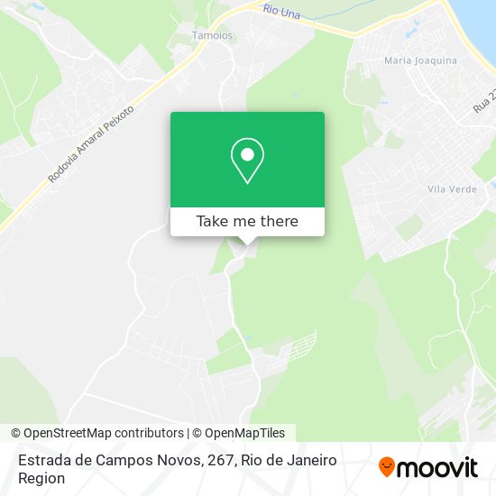 Estrada de Campos Novos, 267 map