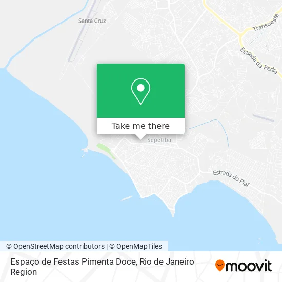 Espaço de Festas Pimenta Doce map