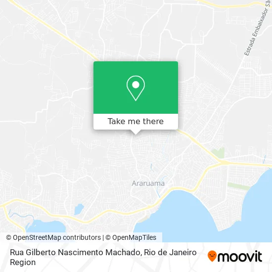 Rua Gilberto Nascimento Machado map