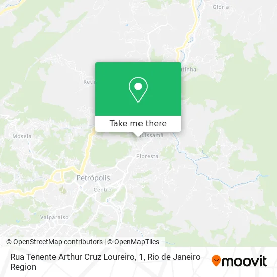 Rua Tenente Arthur Cruz Loureiro, 1 map