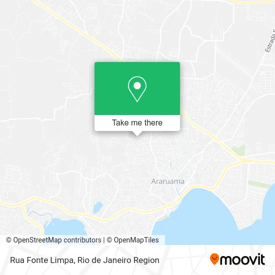 Rua Fonte Limpa map