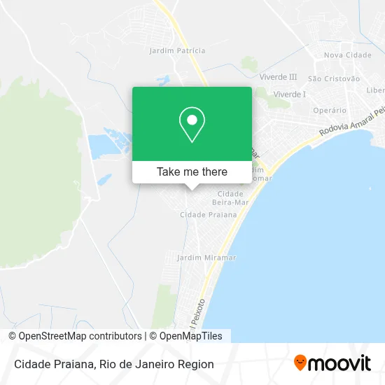 Cidade Praiana map