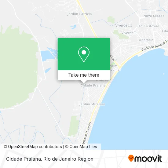 Cidade Praiana map