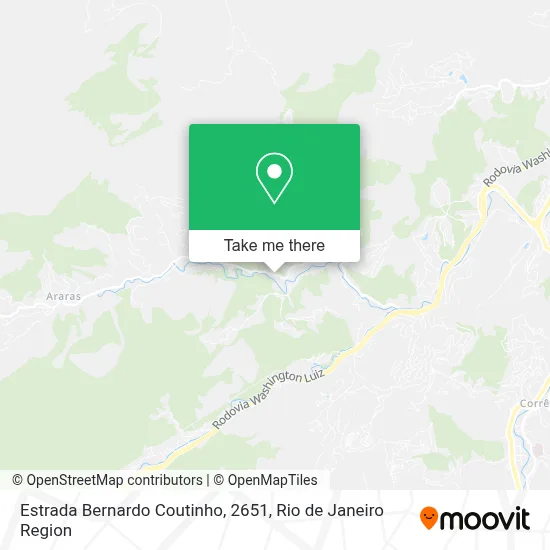 Estrada Bernardo Coutinho, 2651 map