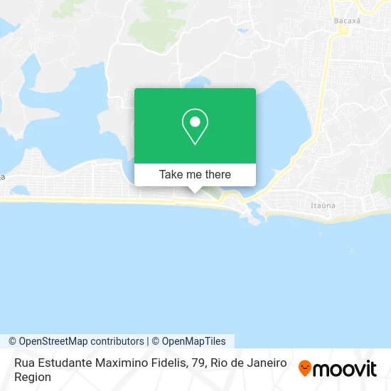 Rua Estudante Maximino Fidelis, 79 map