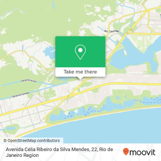 Avenida Célia Ribeiro da Silva Mendes, 22 map