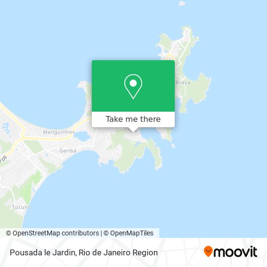 Pousada le Jardin map