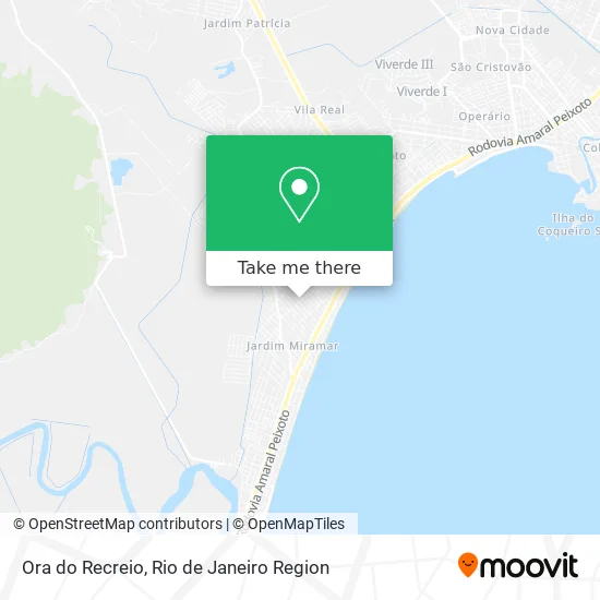 Ora do Recreio map