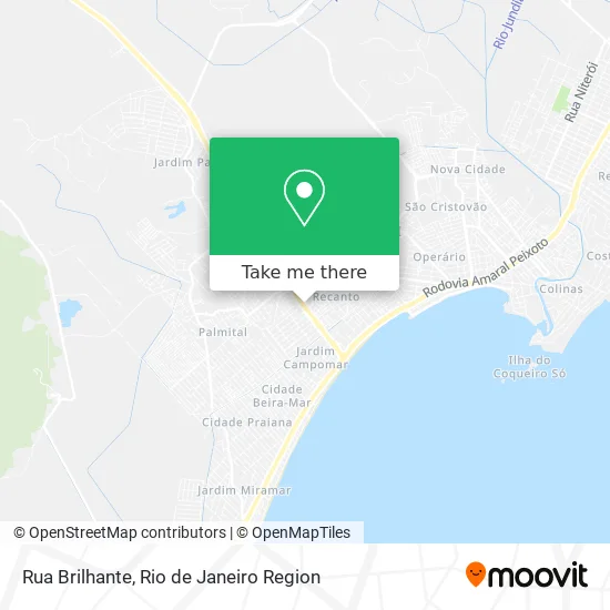 Rua Brilhante map