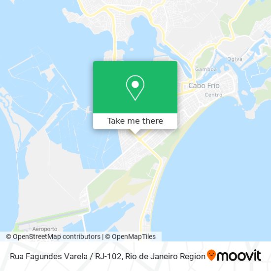 Rua Fagundes Varela / RJ-102 map