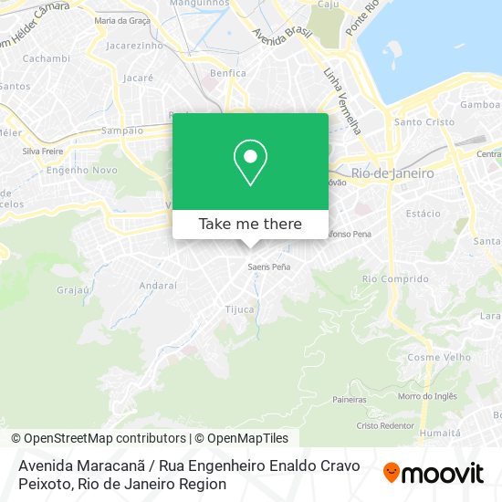 Avenida Maracanã / Rua Engenheiro Enaldo Cravo Peixoto map