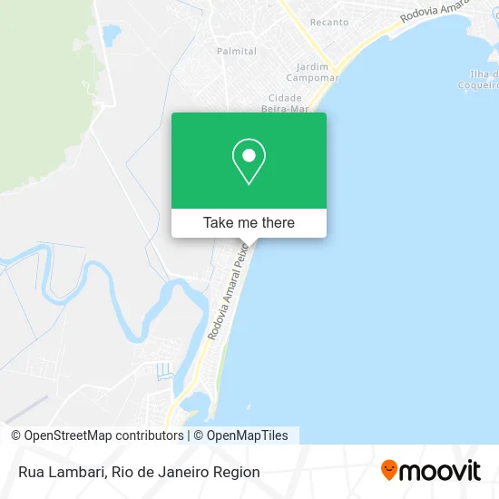 Rua Lambari map