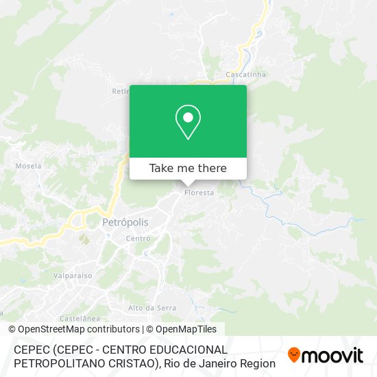 CEPEC (CEPEC - CENTRO EDUCACIONAL PETROPOLITANO CRISTAO) map