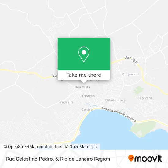 Rua Celestino Pedro, 5 map