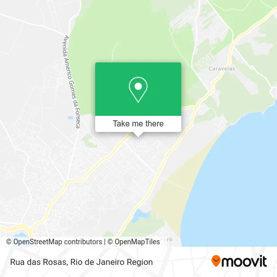 Rua das Rosas map