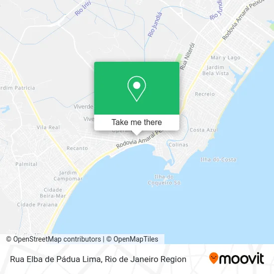 Rua Elba de Pádua Lima map