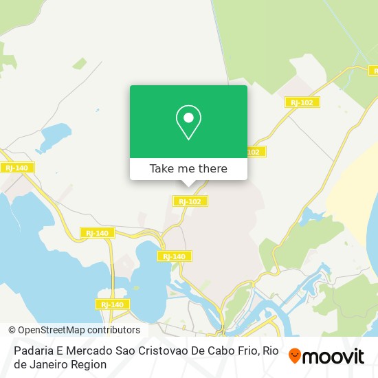 Mapa Padaria E Mercado Sao Cristovao De Cabo Frio