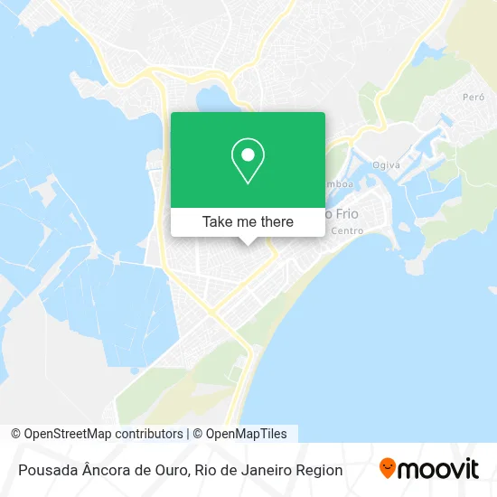 Pousada Âncora de Ouro map