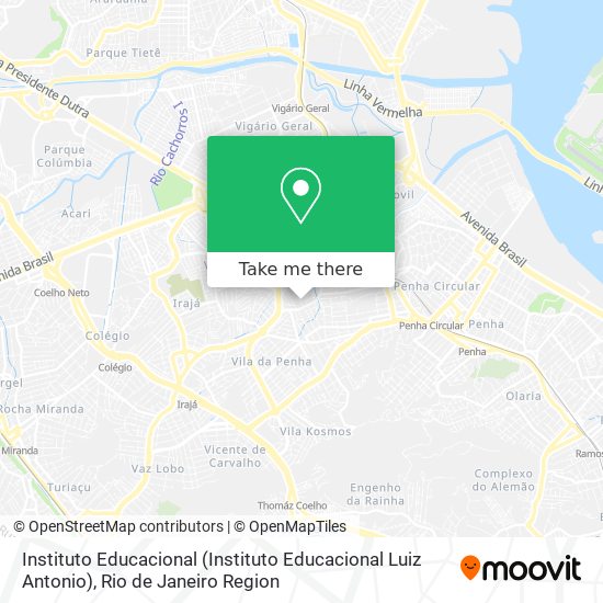 Instituto Educacional (Instituto Educacional Luiz Antonio) map