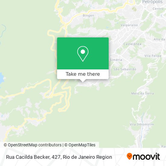 Rua Cacilda Becker, 427 map