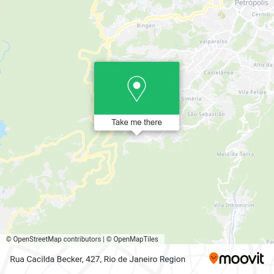 Rua Cacilda Becker, 427 map