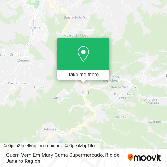 Quem Vem Em Mury Gama Supermercado map