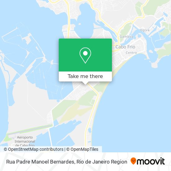 Rua Padre Manoel Bernardes map