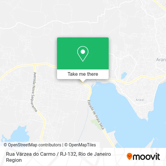 Rua Várzea do Carmo / RJ-132 map