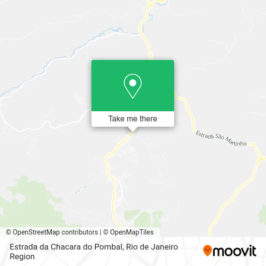 Estrada da Chacara do Pombal map