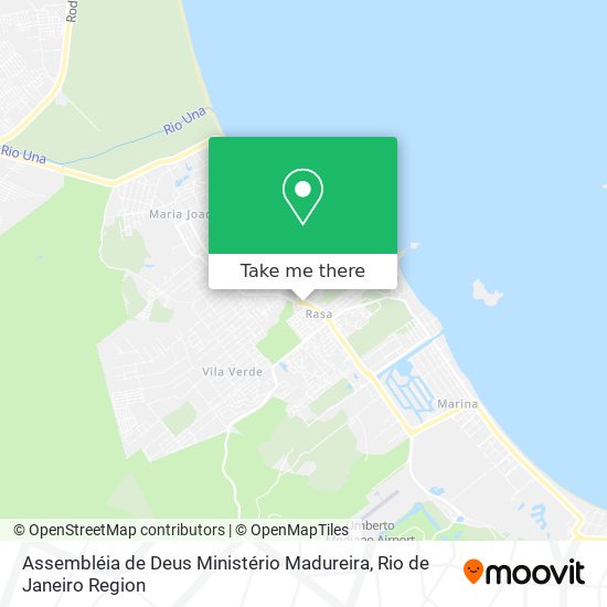 Assembléia de Deus Ministério Madureira map