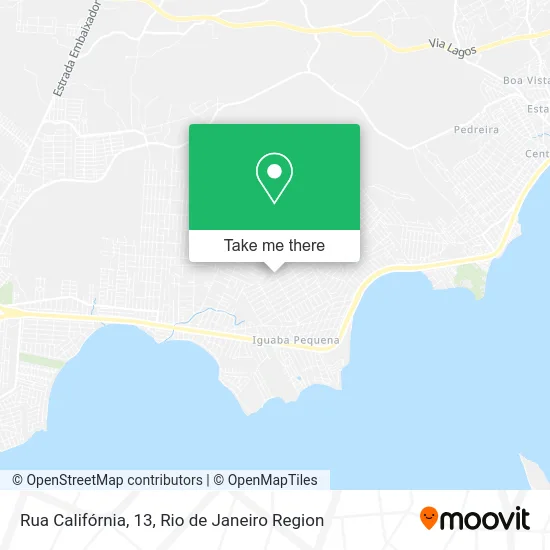 Rua Califórnia, 13 map