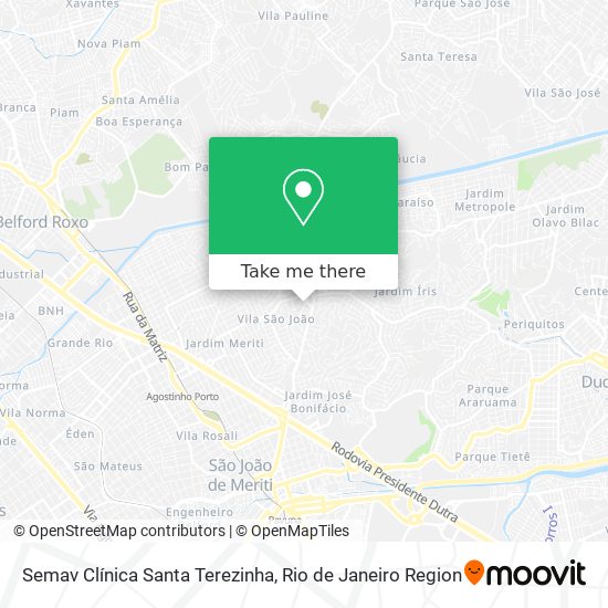 Mapa Semav Clínica Santa Terezinha