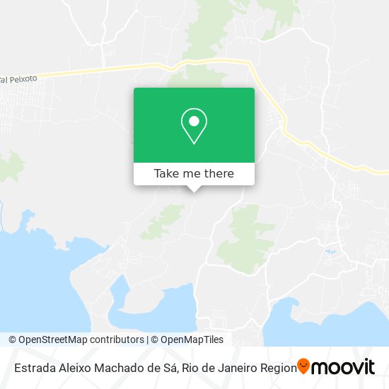 Estrada Aleixo Machado de Sá map