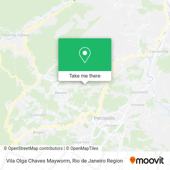 Vila Olga Chaves Mayworm map