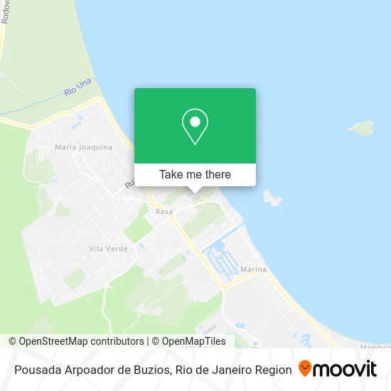 Pousada Arpoador de Buzios map