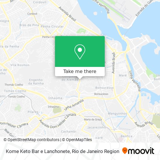 Kome Keto Bar e Lanchonete map